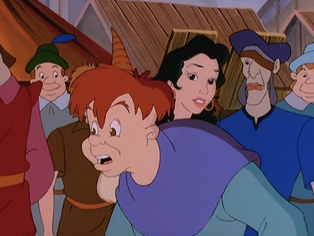 Quasimodo and Esmeralda from The Magical Adventures of Quasimodo, Episode One, Evil Unmasked 