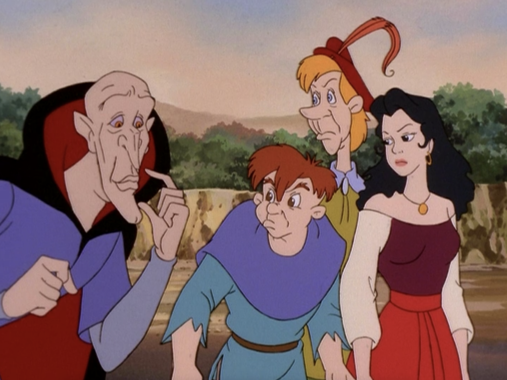 Frollo, Quasimodo, Esmeralda, François, The Magical Adventures of Quasimodo, Episode 4, The Star Master