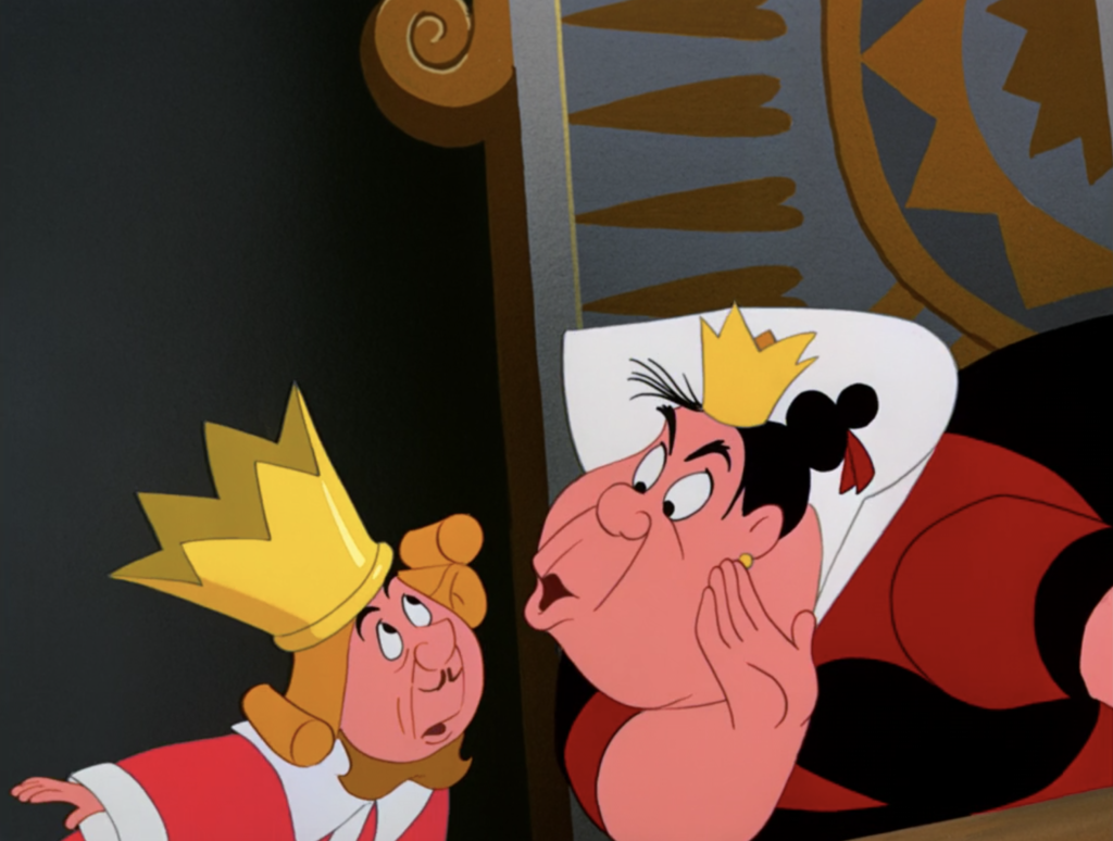 The Queen of Heart & the King from Alice and Wonderland picture image