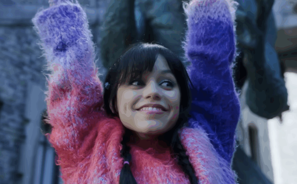 Jenna Ortega as Enid as Wednesday (Netflix Series Season 2 2025, Season 2, Episode 6)