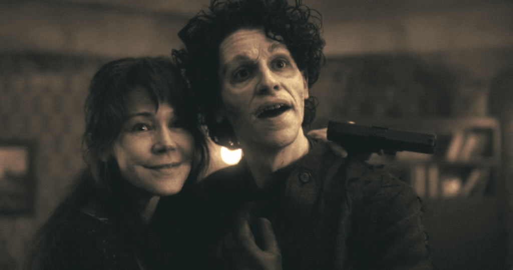 Frances O'Connor as Francoise Galpin & Owen Painter as Issac Night (Netflix Series Season 2 2025, Season 2, Episode 6)