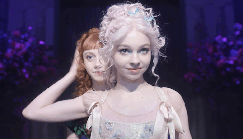 Evie Templeton as Agnes DeMille & Emma Myers as Wednesday as Enid, (Netflix Series Season 2 2025, Season 2, Episode 7)