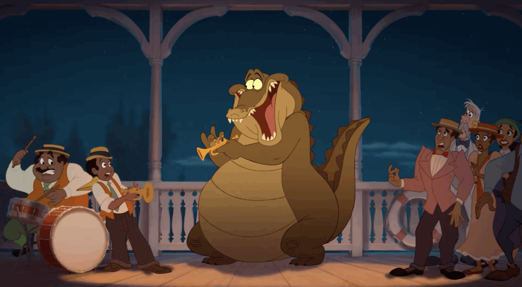 A Ranked List of the Best Reptiles from Disney Animated Movies, featuring Louis from The Princess and the Frog (2009)