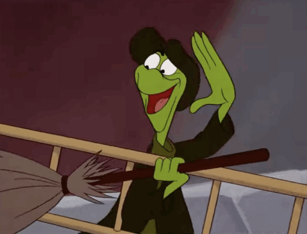 Bill the Lizard with a ladder, Alice in Wonderland (1951)