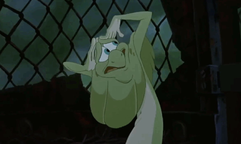 Frank is a Frill Lizard from The Rescuers Down Under (1990)