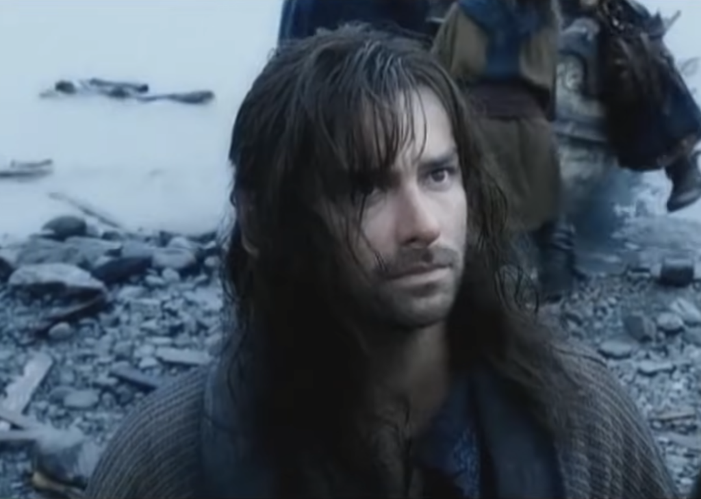 Aidan Turner as Kili in the Hobbit: The Battle of the Five Armires
