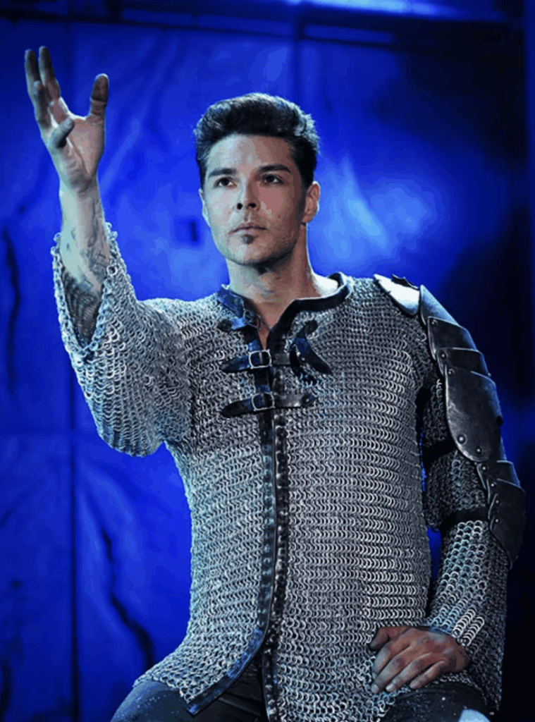 Martin Giroux as Phoebus, 2025 Notre Dame de Paris Fen World Tour Cast, 25th anniversary Cast