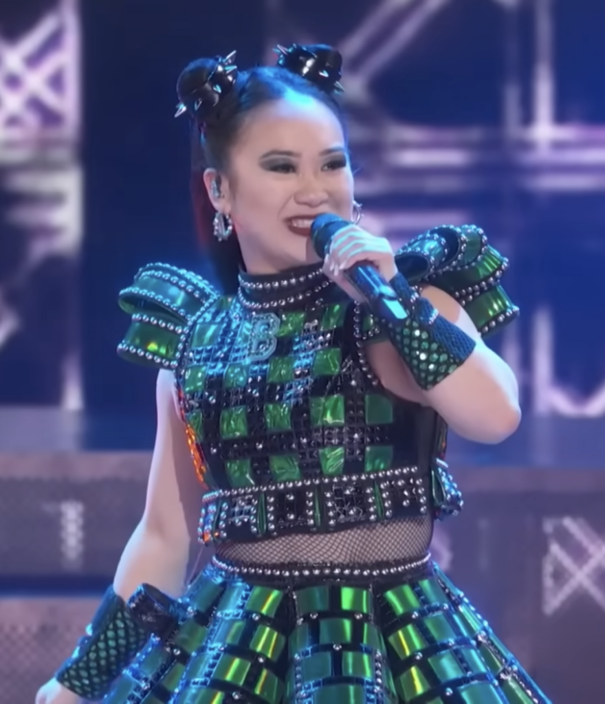 Andrea Macasaet as Anne Boleyn Six the Musical Broadway Cast