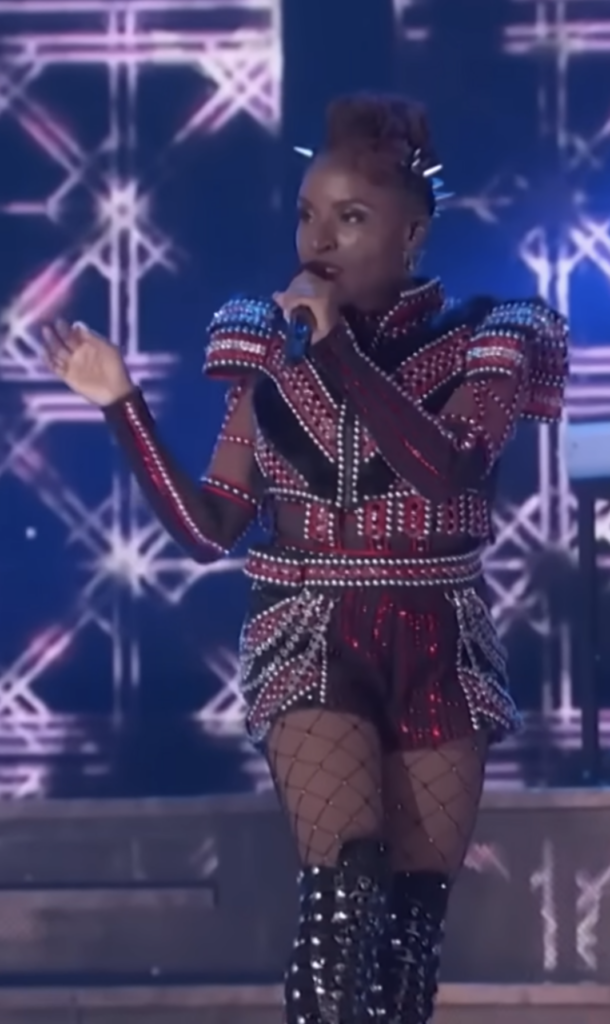 Brittney Mack as Anne of Cleves Six the Musical Broadway Cast