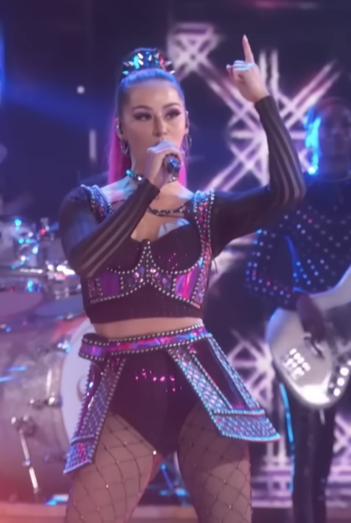 Samantha Pauly as Catherine Howard Six the Musical Broadway Cast