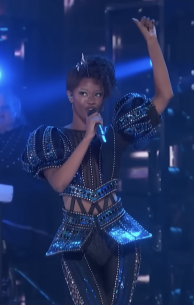 Anna Uzele as Catherine Parr Six the Musical Broadway Cast