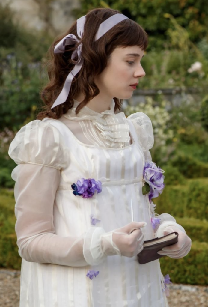 Claudia Jessie as Eloise Bridgerton, Season 1 Bridgerton (2020), Best Costumes, Gowns, Dresses, and Outfits