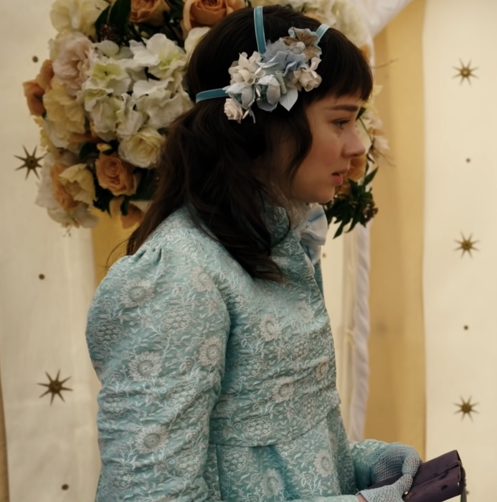 Claudia Jessie as Eloise Bridgerton, Season 1 Bridgerton (2020), Best Costumes, Gowns, Dresses, and Outfits