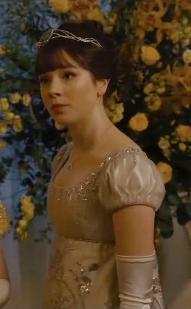 Claudia Jessie as Eloise Bridgerton, Season 2 Bridgerton (2020-2022), Best Costumes, Gowns, Dresses, and Outfits, Diamond Ball Gown