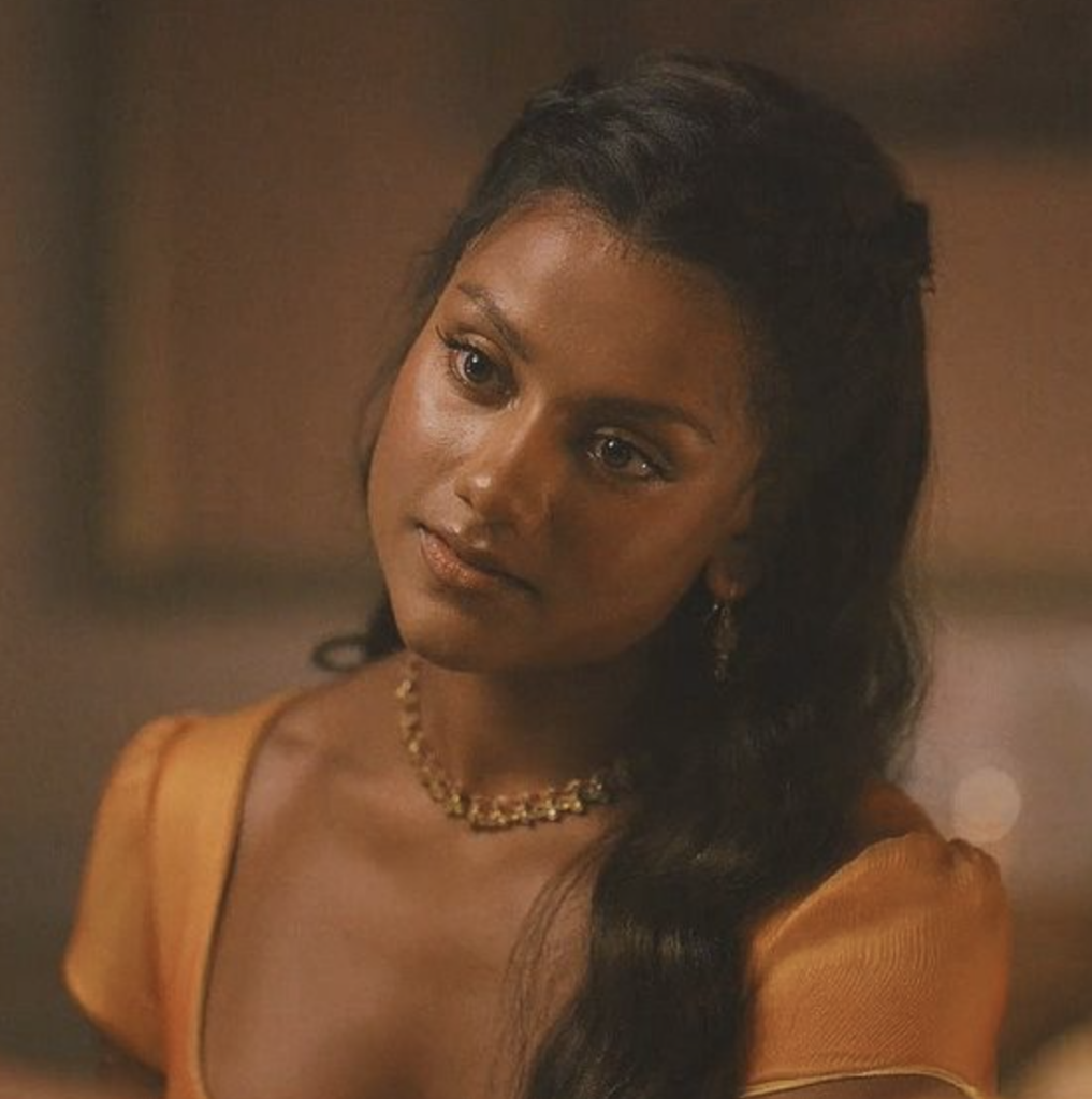 Simone Ashley as Kate Sharma Season 2 Bridgerton (2020-2022), Best Costumes, Gowns, Dresses, and Outfits, Haldi