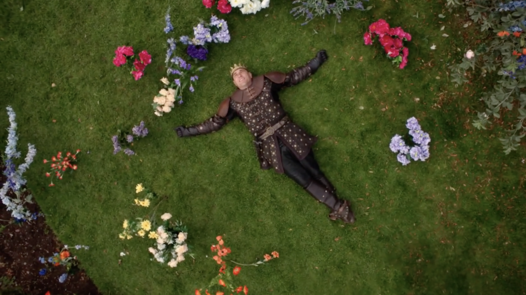 Gareth (Vinnie Jones) learns about the wonders on love in the song "Love makes the Brand New" Best Love Songs from ABC Galavant