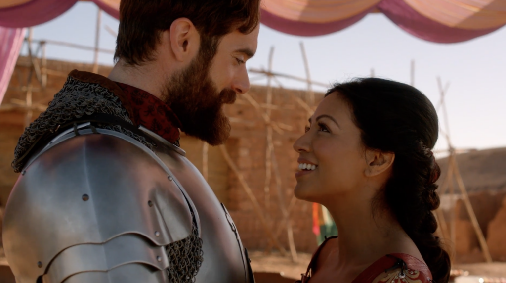 Galavant (Joshua Sasse) and Isabella (Karen David) find their happy ending "A Real Life Happily Ever After," Best Love Songs from ABC Galavant