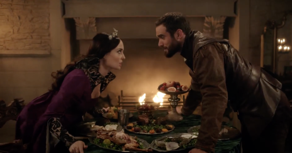 Madalena (Mallory Jansen,) and Galavant (Joshua Sasse) sings "As much as someone like me can love anyone " Best Love Songs from ABC Galavant