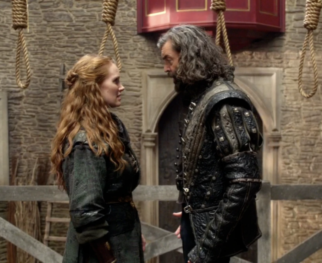 Best Love Songs from ABC Galavant "Finally," a love song between Richard (Timothy Omundson) and Roberta (Clare Foster)