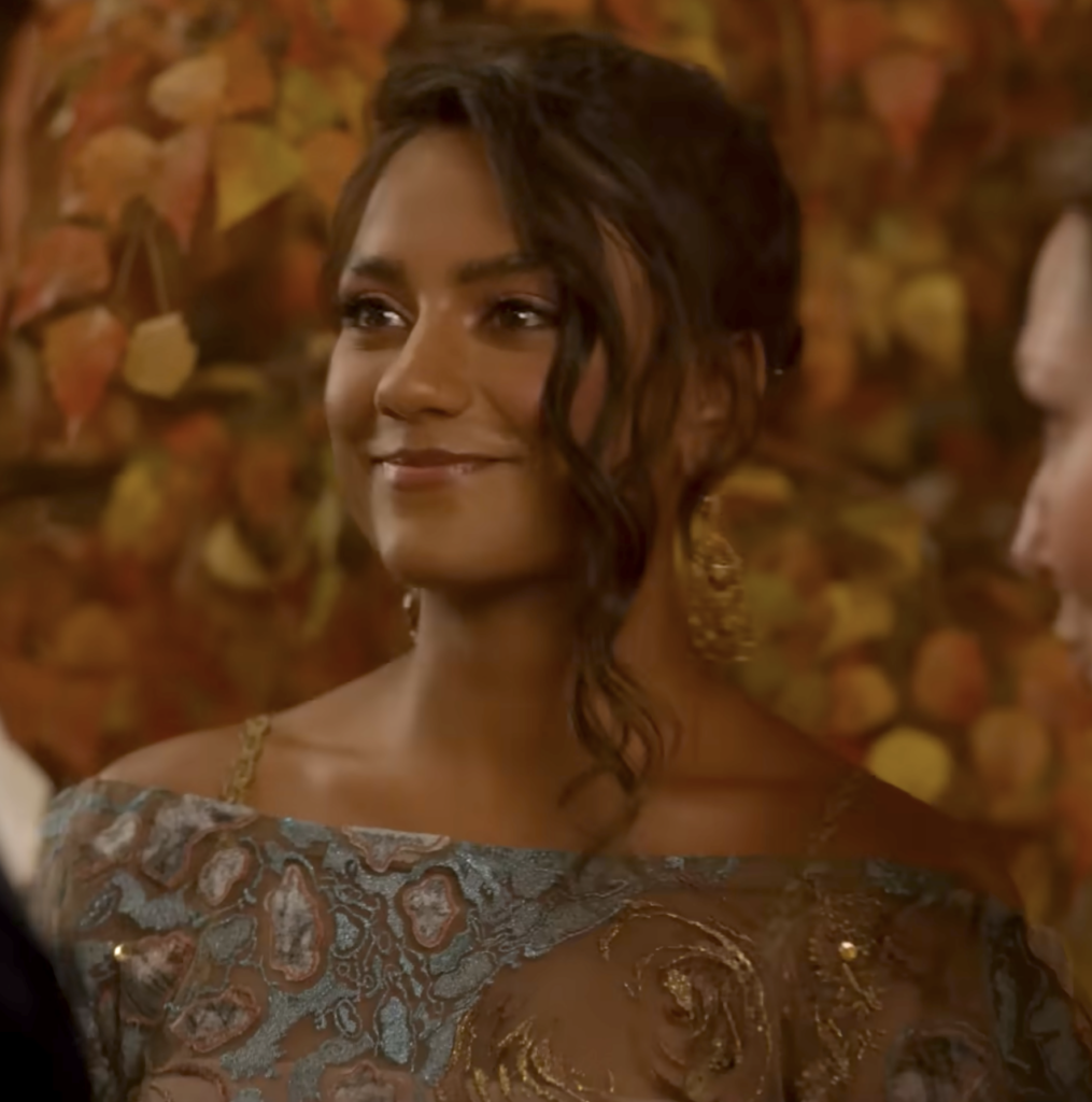 Simone Ashley as Kate Sharma Bridgerton Season 3 "Bridgerton" (2020-2024), The Viscountess Best Costumes, Gowns, Dresses, and Outfits, Danbury Ball