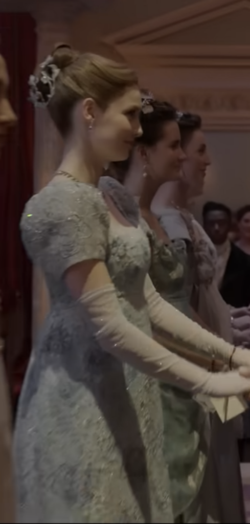 Hannah Dodd as Francesca, Season 3 "Bridgerton" (2020-2024), Best Costumes, Gowns, Dresses, and Outfits, Queen's Ball Gown