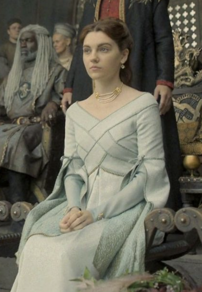 Season 1 of "House of the Dragon" Ranking Alicent Costumes, Dresses, & Outfits