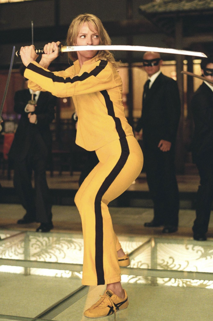 The Bride from Kill Bill: Vol. 1 (2003) Best Yellow Costumes, Gowns, & Dresses from Modern Set Movies