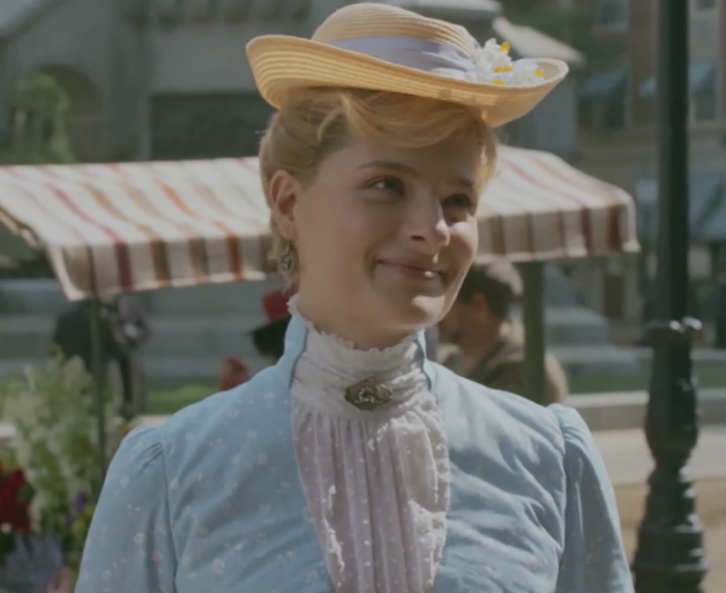 Louisa Jacobson as Marian Brook "The Gilded Age" Season 1 Ranking costumes, gowns, dresses and outfits