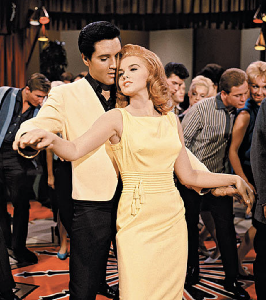 Rusty from Viva Las Vegas (1964) Best Yellow Costumes, Gowns, & Dresses from Modern Set Movies