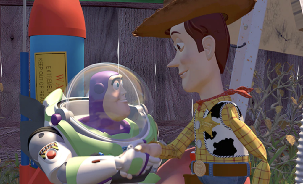 Woody & Buzz Pixar "Toy Story" (1995)