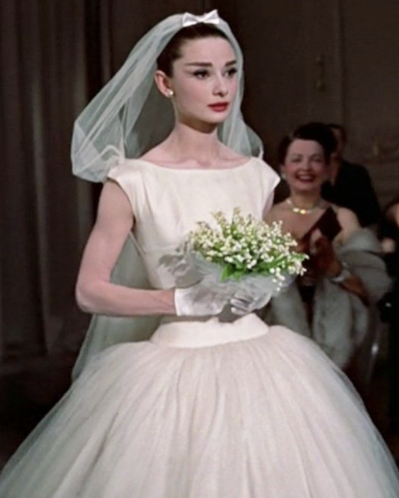 Jo, Funny Face (1957) Best Wedding Gowns from Modern Set Movies, Dresses, Outfits, Costumes