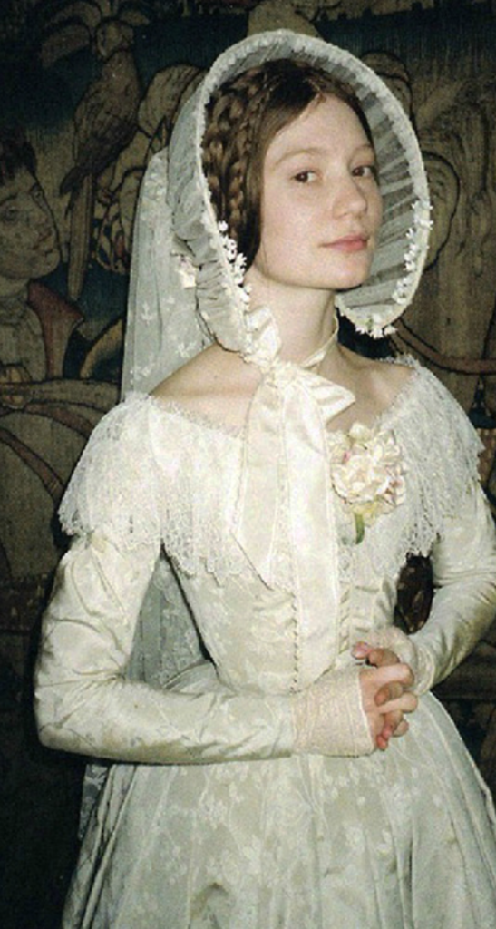 Jane, Jane Eyre (2011) Best Wedding Gowns from Period Piece Dramas Movies, Dresses, Outfits, Costumes
