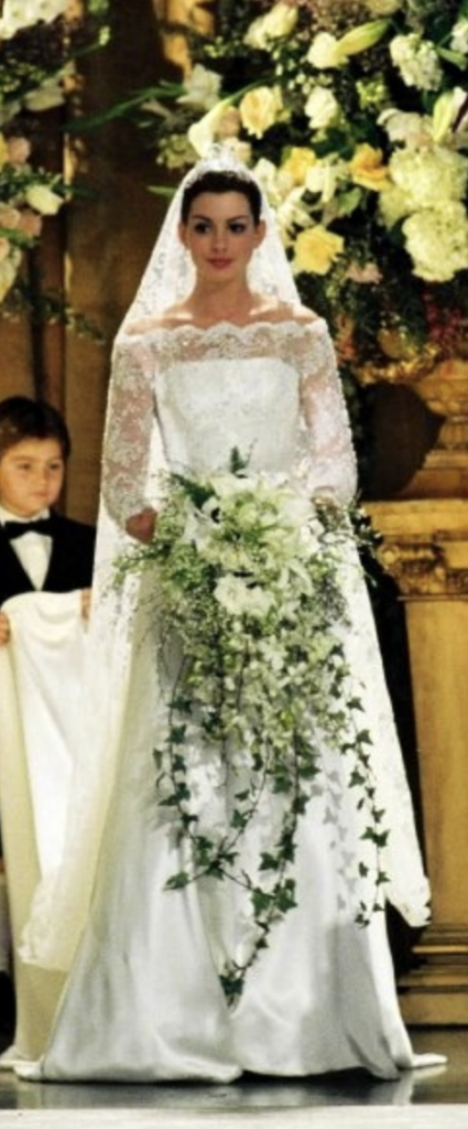 Mia, The Princess Diaries 2: Royal Engagement (2004) Best Wedding Gowns from Modern Set Movies, Dresses, Outfits, Costumes
