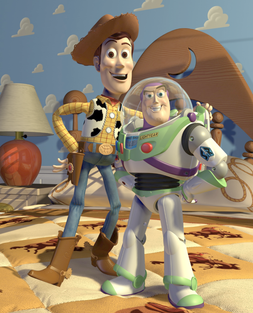 Woody & Buzz Pixar "Toy Story" (1995)