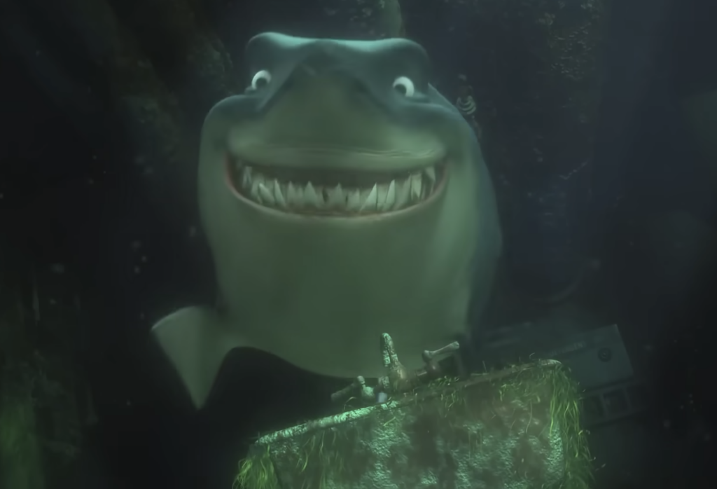 Bruce the Shark Pixar "Finding Nemo" (2003) Movie Review