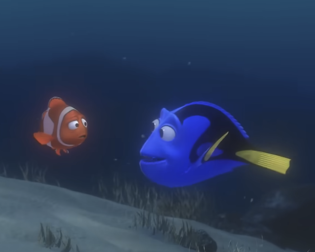 Marlin and Dory Pixar "Finding Nemo" (2003) Movie Review