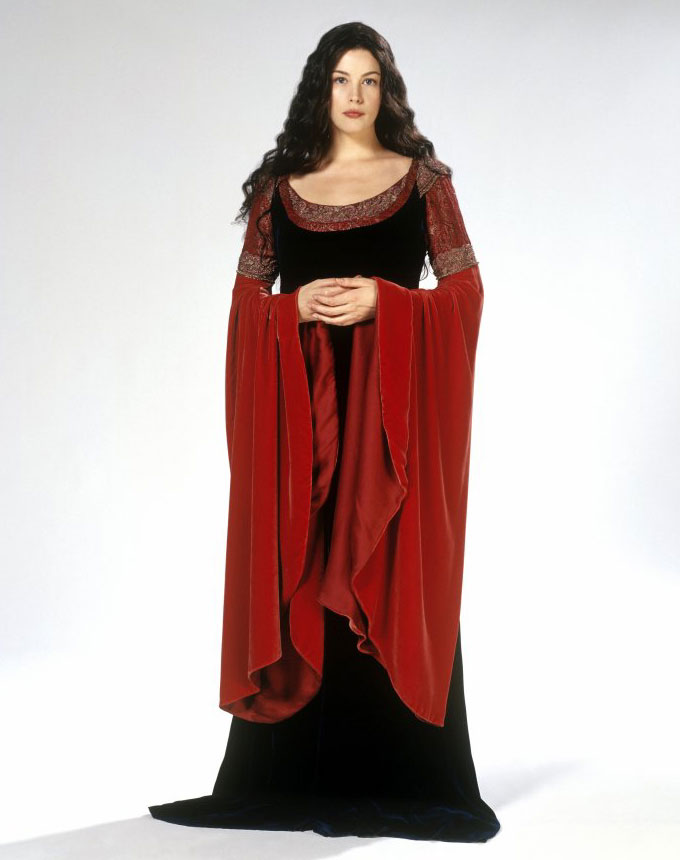 Liv Tyler as Arwen in "The Lord of the Rings: The Return of the King" (2003) Best Red Costumes, Gowns, & Dresses from Fantasy & Sci-fi Movies