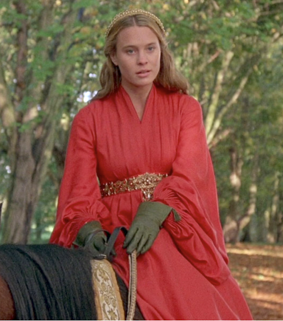 Robin Wright as Buttercup in "The Princess Bride" (1987) Best Red Costumes, Gowns, & Dresses from Fantasy & Sci-fi Movies