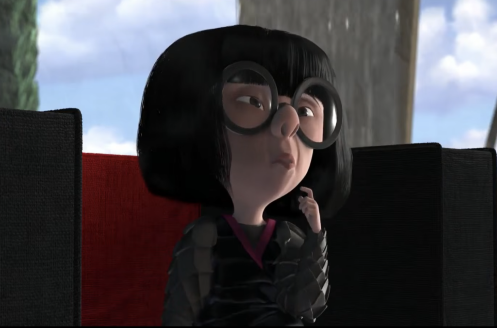 Edna Mode, Pixar "The Incredibles" (2004) Movie Review