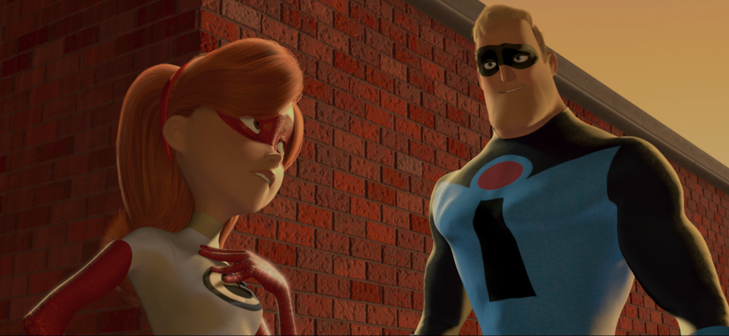 Elastigirl & Mr. Incredible, Pixar "The Incredibles" (2004) Movie Review