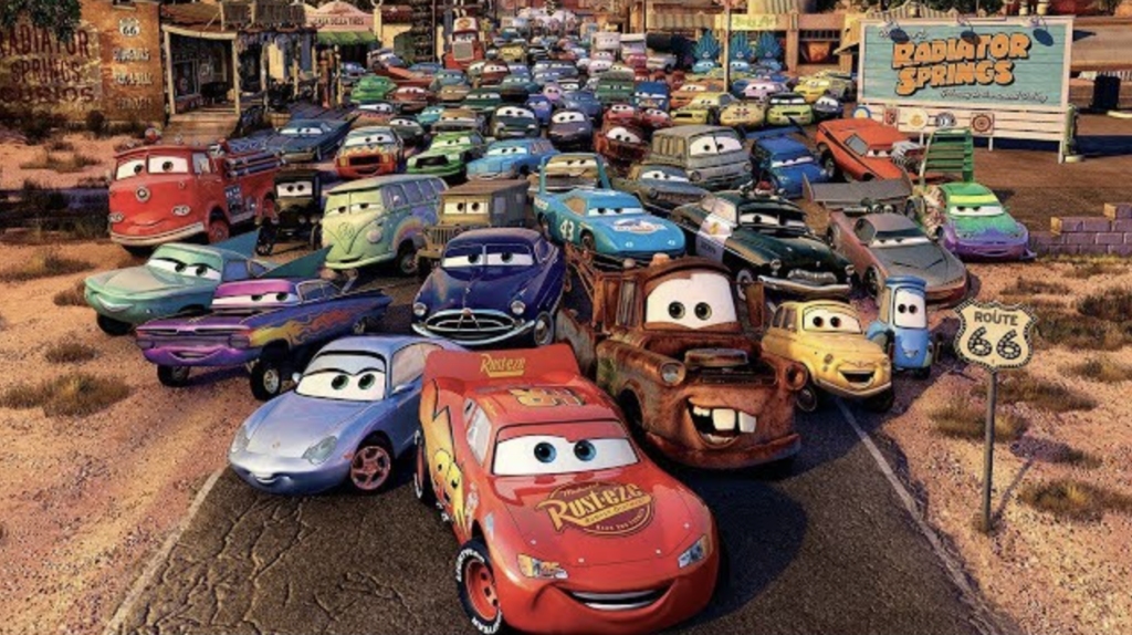 Pixar "Cars" (2006) Movie Review All The Characters