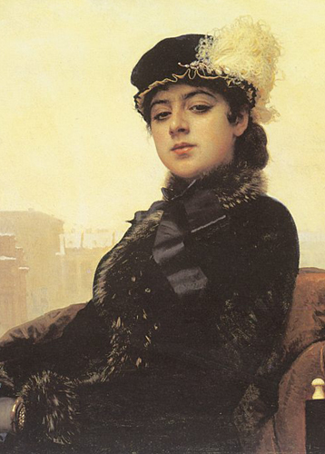 Painting of an Unknown women used for Anna Karenina by Ivan Kramskoi, 1883