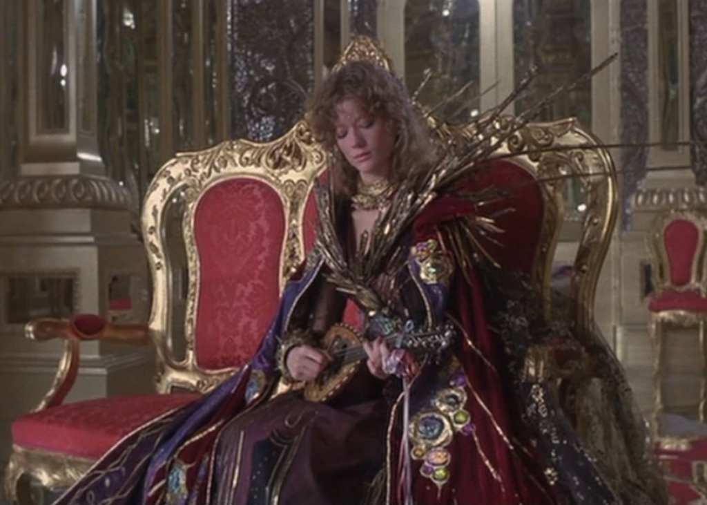 Sophie Ward as Princess Mombi II from "Return to Oz" (1985) Best Burgundy & Dark Red Costumes, Gowns, & Dresses from Fantasy & Sci-fi Movies