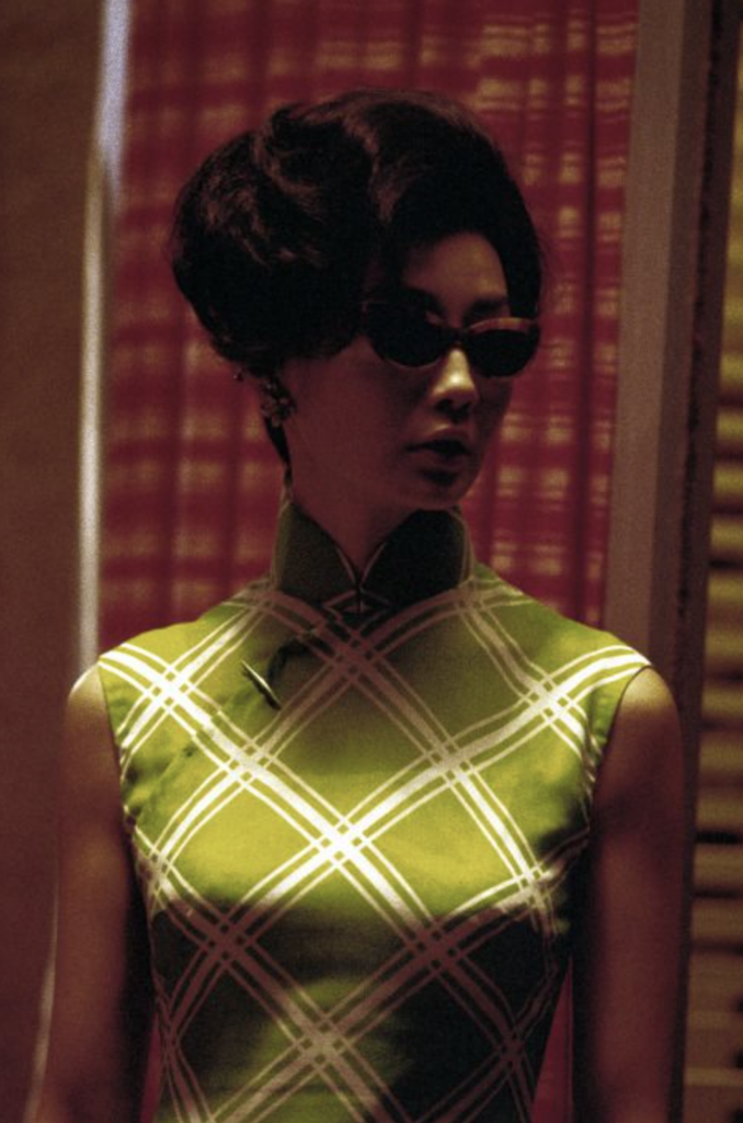 Maggie Cheung as Su Li-zhen from "In the Mood for Love" (2000) Best Green Costume, Gowns, & Dresses from Period Piece Dramas Movies