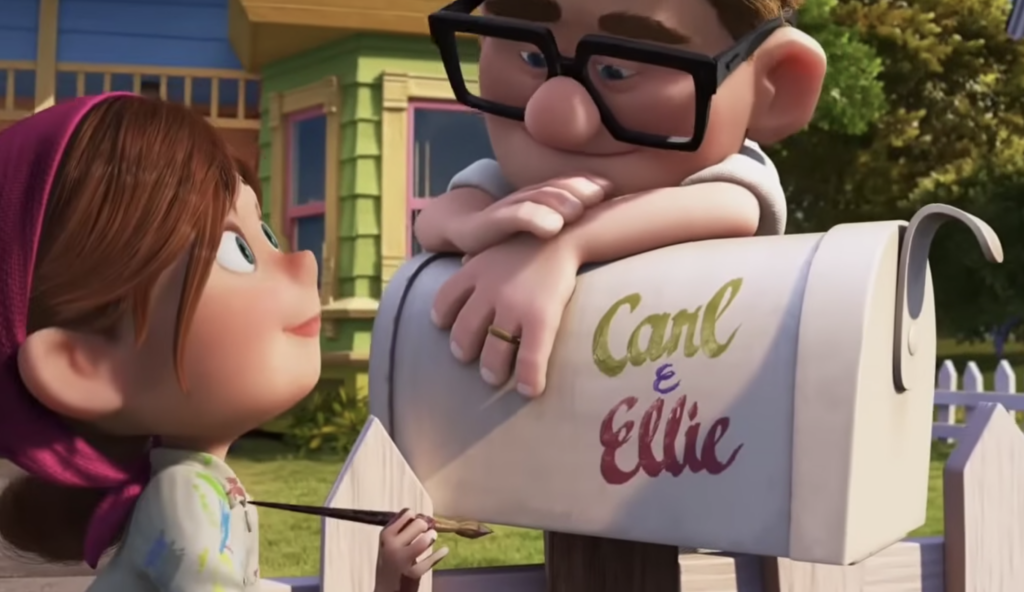 Carl and Ellie "Up" Pixar Movie Review