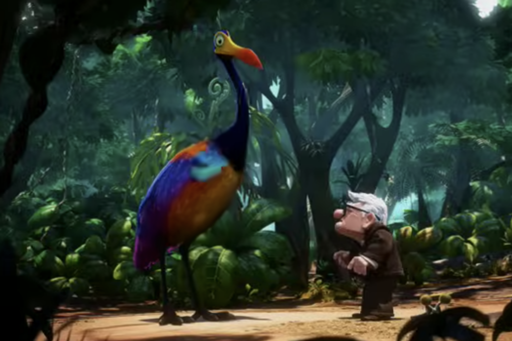 Kevin and Carl "Up" Pixar Movie Review