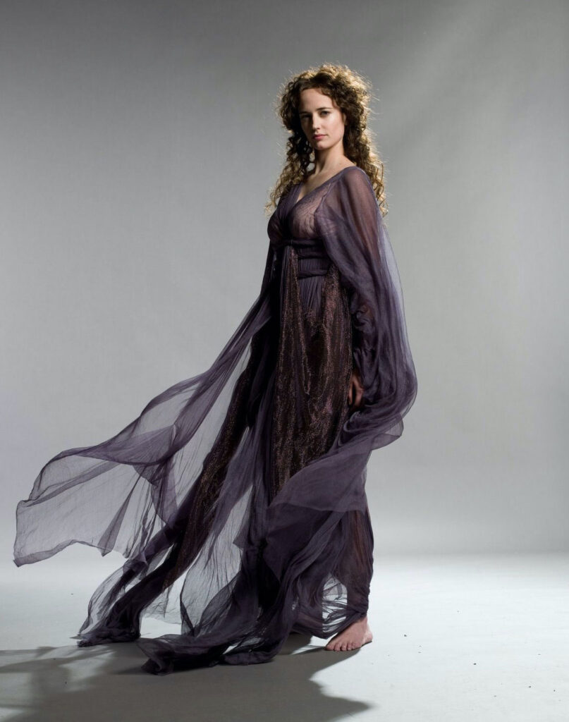 Eva Green, Serafina, "The Golden Compass" (2007) Best Purple Costume, Gowns, & Dresses from Fantasy & Sci-fi Movies