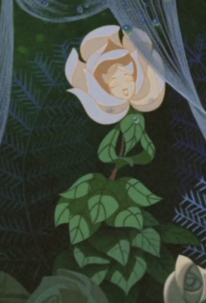 The white flower in the garden from "Alice in Wonderland" Unusual Halloween Costume Ideas from Disney Movies