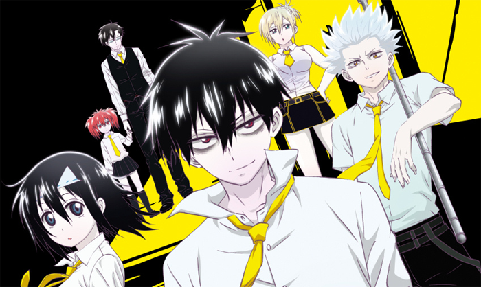 Fuyumi, Liz, Braz, Staz, Hydra Bell, and Wolf, "Blood Lad," 10 Fun & Creepy Anime, Halloween Viewing