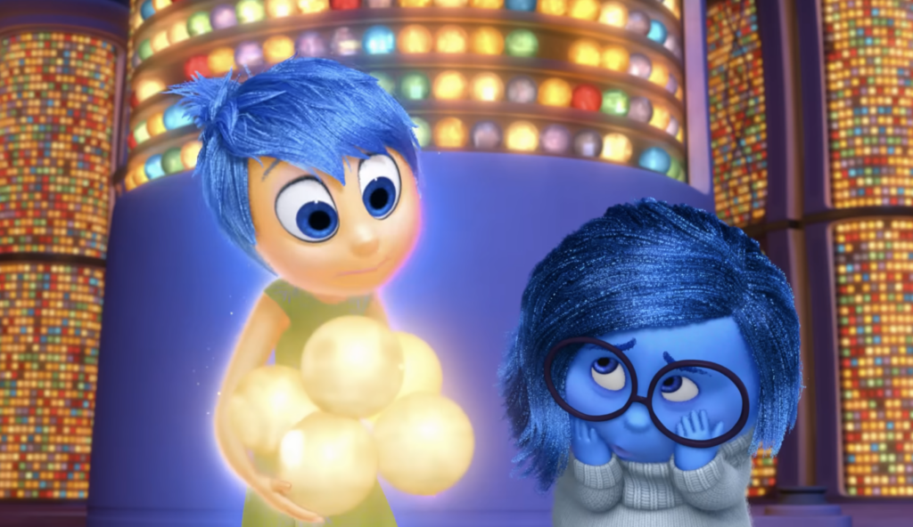 Joy & Sadness, Pixar "Inside Out" (2015) Movie Review